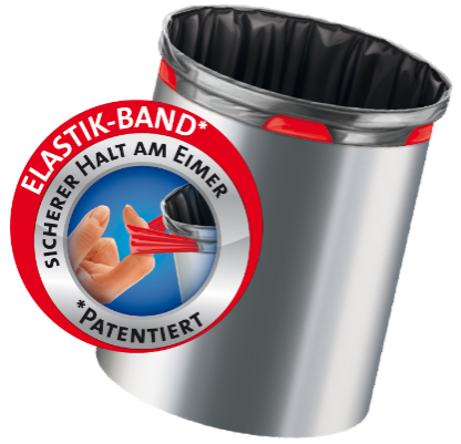 Elasticated bin liners